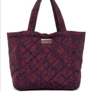 Marc Jacobs Quilted Mini Paisley Nylon Tote Bag